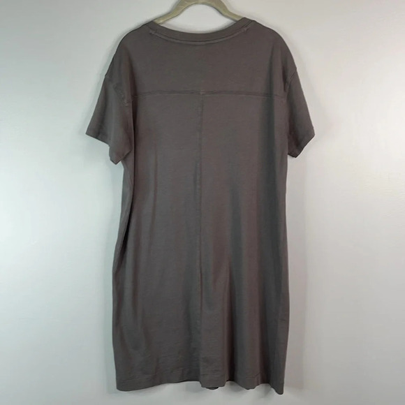 OLD NAVY Panther Grey Vintage Vibe Short Sleeve Pocket T-Shirt Dress Coastal S - Picture 7 of 11